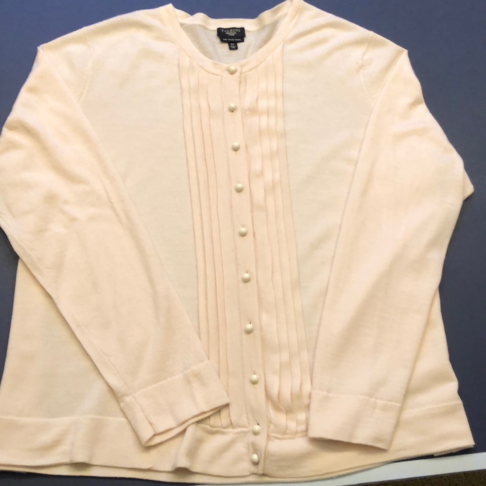 Talbots merino wool cardigan